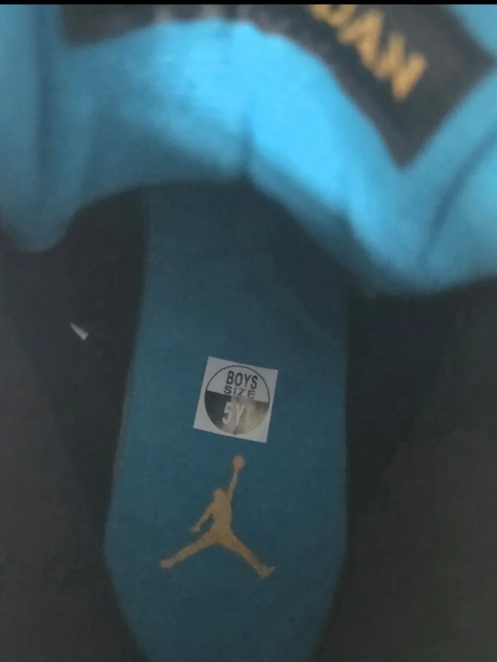 Air Jordan 5 Aquatone Taxi sz 5y